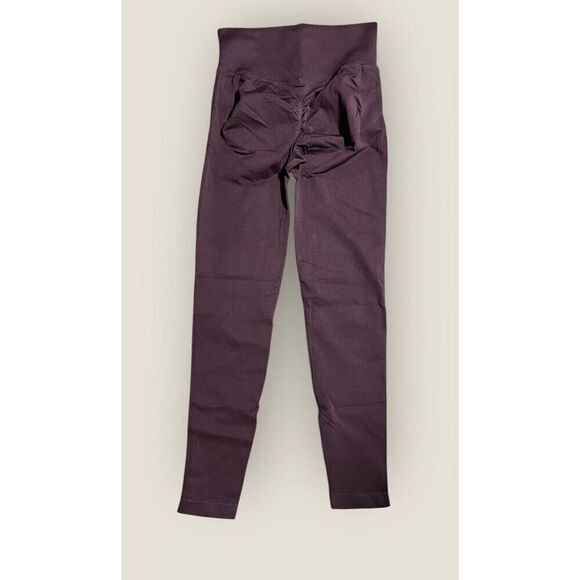 Brand New - Halara Women’s M Seamless Flow Butt Lifting Leggings Night’s Purple - Picture 12 of 14